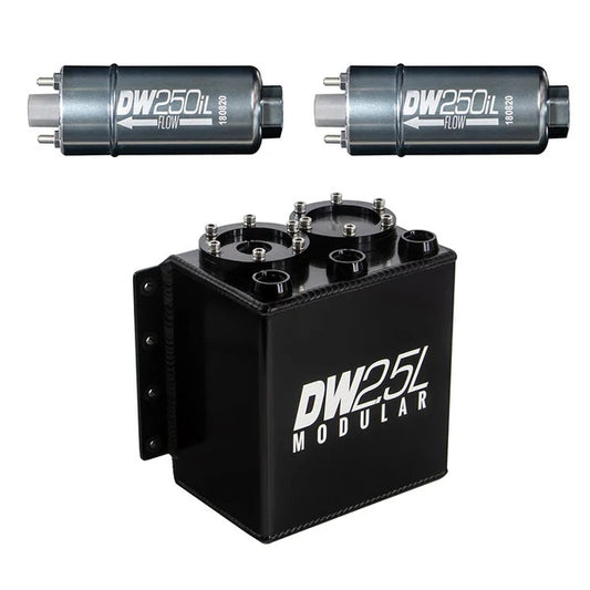 DeatschWerks 2.5L: Depósito Anti-Oleaje con 2 Bombas 250iL