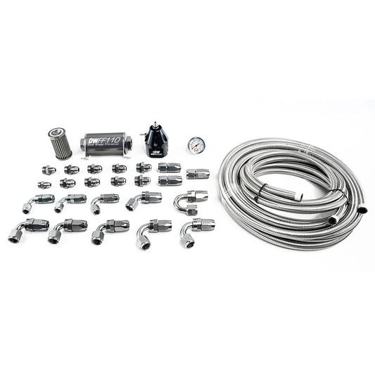Módulo Bomba Combustible Serie X2 DeatschWerks con Dual DW400s AN10 CPE para Ford Mustang 2011-19