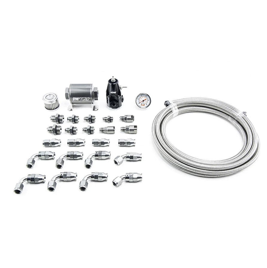 Módulo Bomba Combustible Serie X2 DeatschWerks AN8 AN6 PTFE Camaro 2010-15