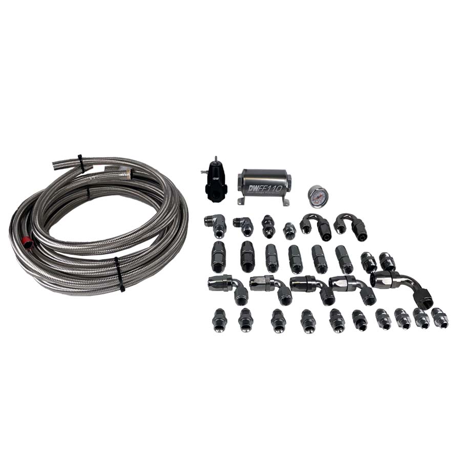 DeatschWerks X3: Conjunto Soporte Bomba, -8AN/-6AN, PTFE, Ford F-150 Lightning (1999-2004)
