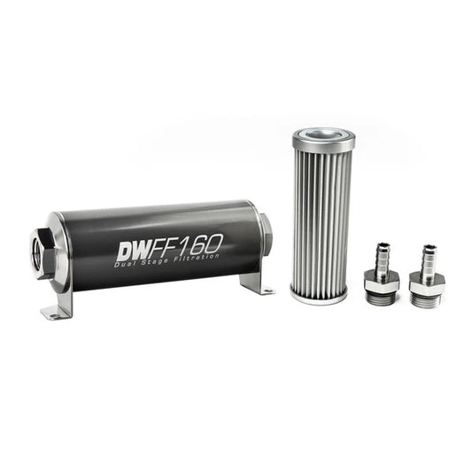 Kit De Filtro De Combustible En Línea DeatschWerks 3/8IN 5 Micras 160mm