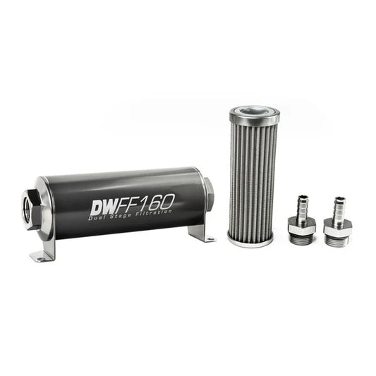 Kit De Filtro De Combustible En Línea DeatschWerks 3/8IN 100 Micron 160mm
