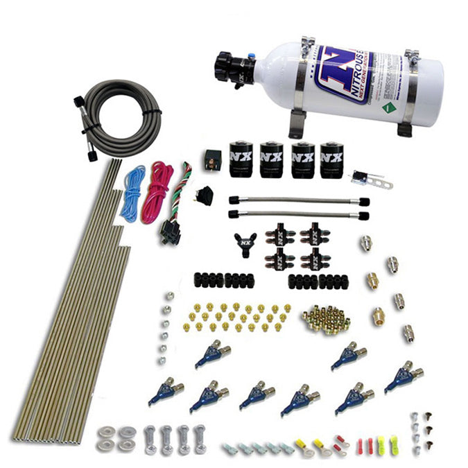 Sistema Nitroso Direct Port 8 Cil. Gasolina EFI (200-500Hp) 5LB Nitrous Express NX 80001EFI-05
