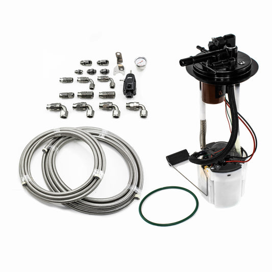 Módulo Bomba + Kit Retorno DeatschWerks Chevy/GMC 1500/2500/3500 05-13 V8 4.8L/5.3L/6.0L (No Flex Fuel)