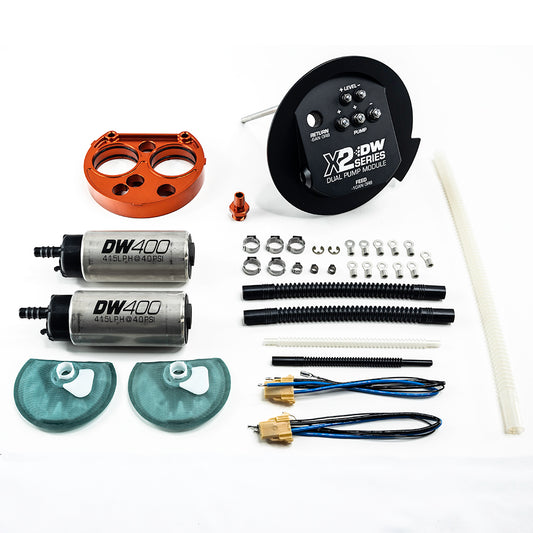 Módulo Bomba Combustible X2 DeatschWerks con Dual DW400s Ford Mustang