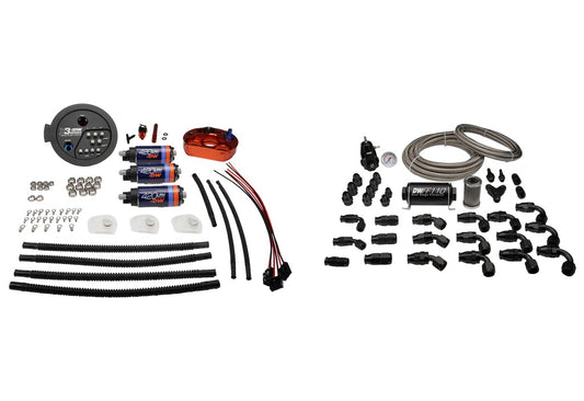 Módulo Bomba Combustible X3 + Kit Tuberías Retorno PTFE DeatschWerks Toyota Supra A90/BMW M3/M4