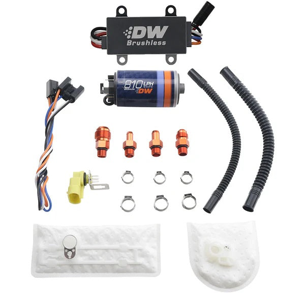 Bomba de Combustible DeatschWerks DW810 810 LPH + Kit Instalación C105