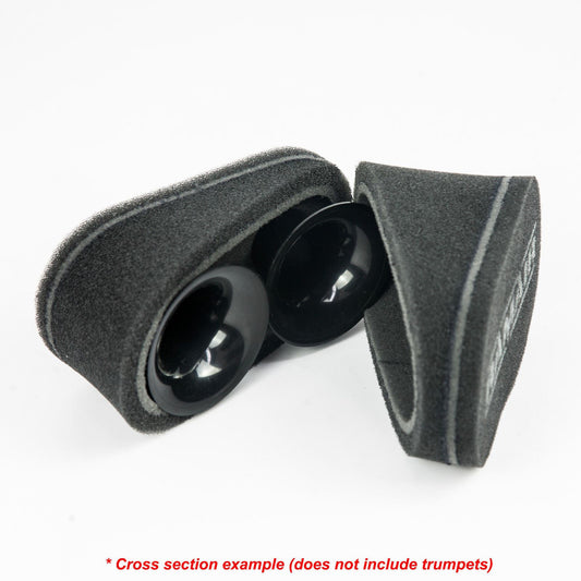 2 Filtros de Aire Tipo Calcetín Ramair MS-010 Doble Entrada