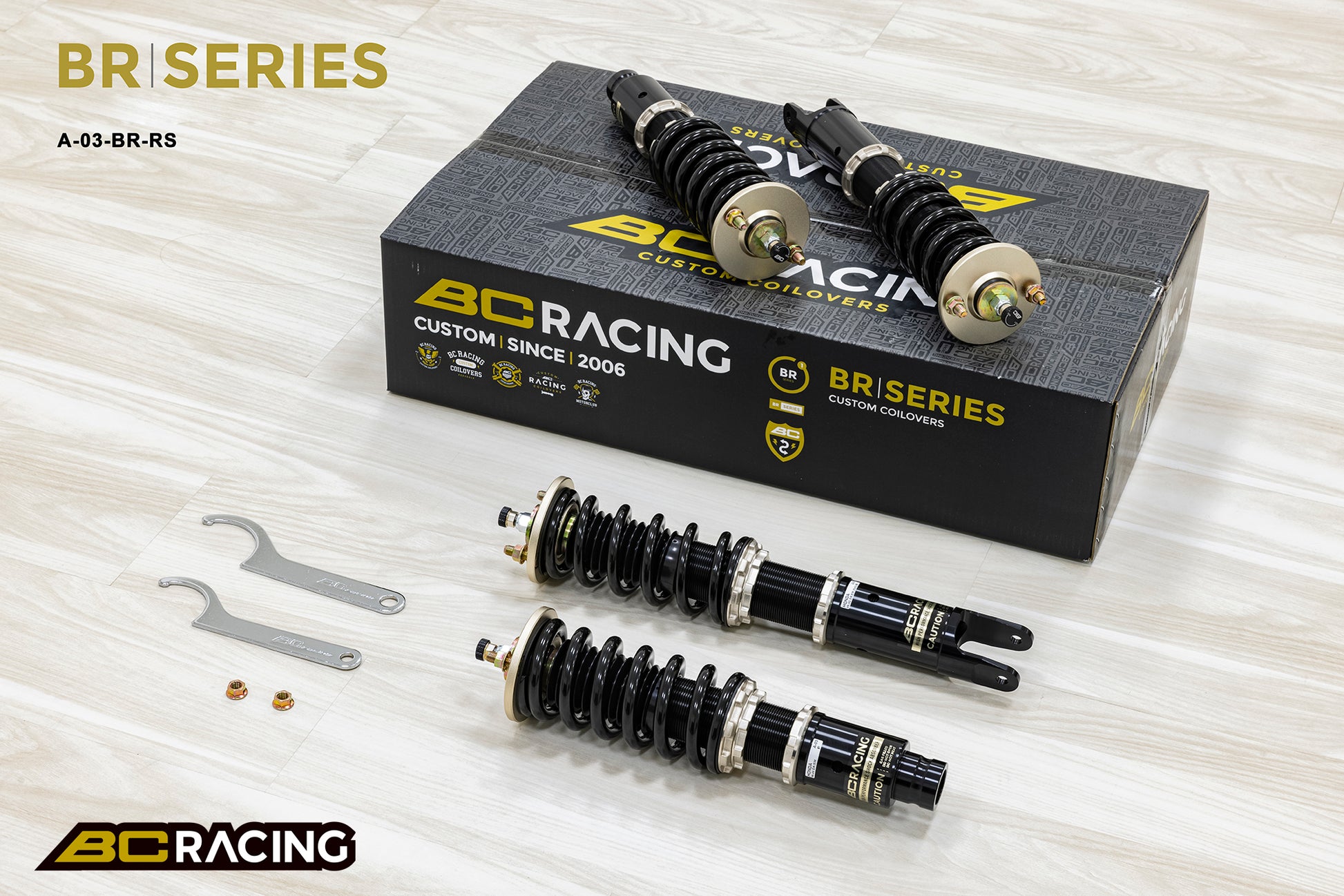 Suspensión de Rosca BC Racing A-03-BR-RS Honda Civic EK/EM/EJ9/MB6/MC2 96-00 (Horquilla Trasera) - Imagen 2