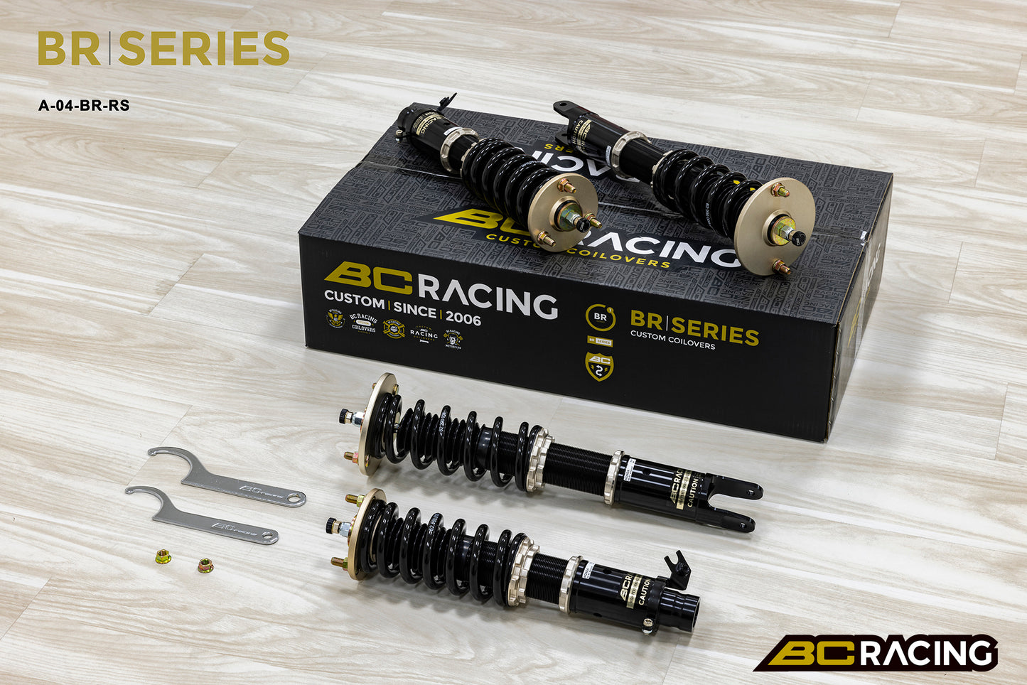 Suspensión de Muelles Helicoidales BC Racing A-04-BR-RS Honda Accord CB7/CD5/7/CD9 90-97 - Imagen 2