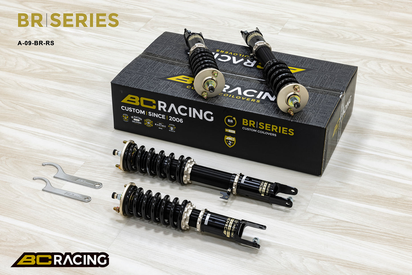 Suspensión de Muelles Helicoidales BC Racing BR-RS para Honda S2000 AP1/AP2 2000-2009