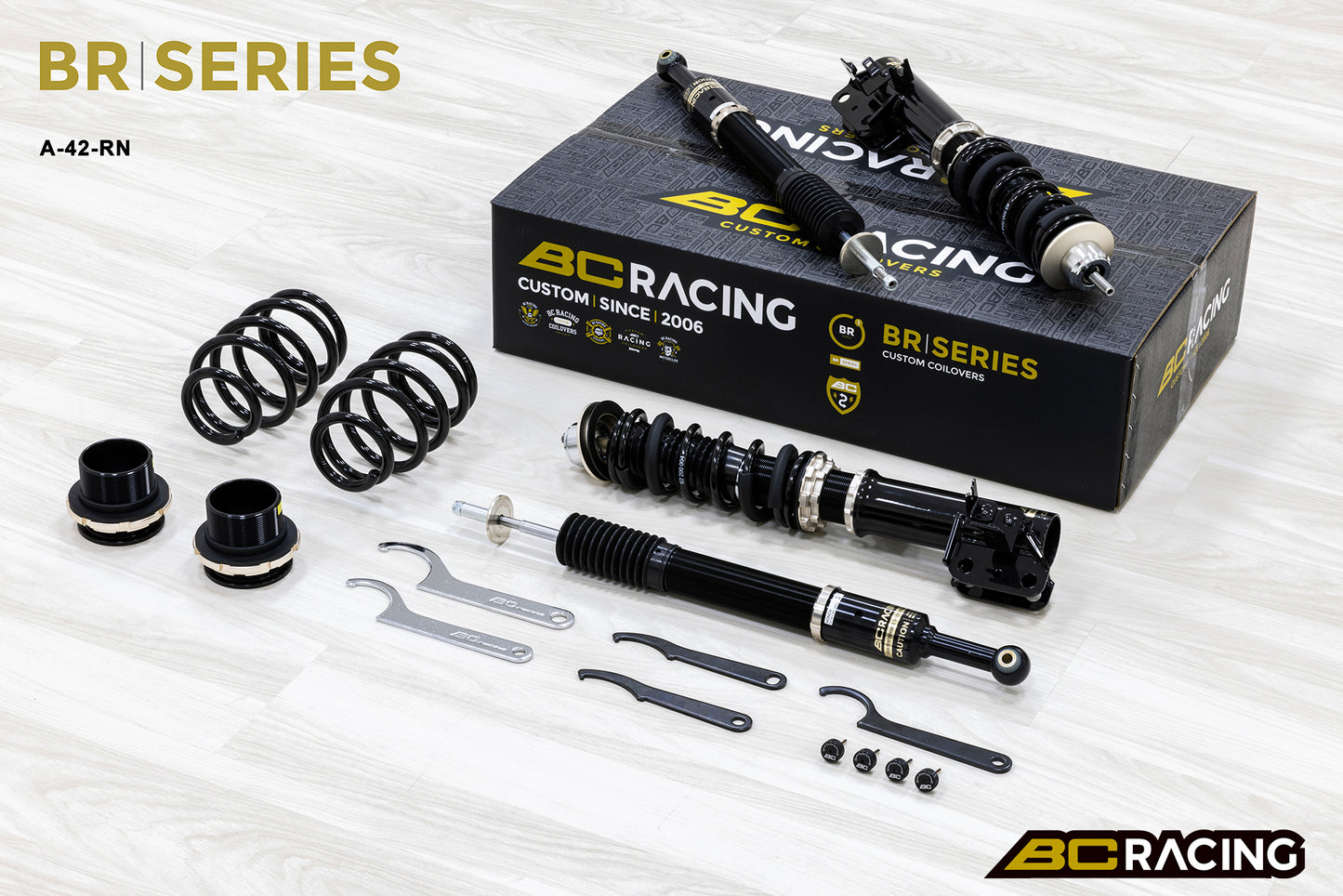 Suspensión de Muelles Helicoidales BC Racing A-42-BR-RN para Honda CRZ ZF1 2010-2016 - Imagen 2