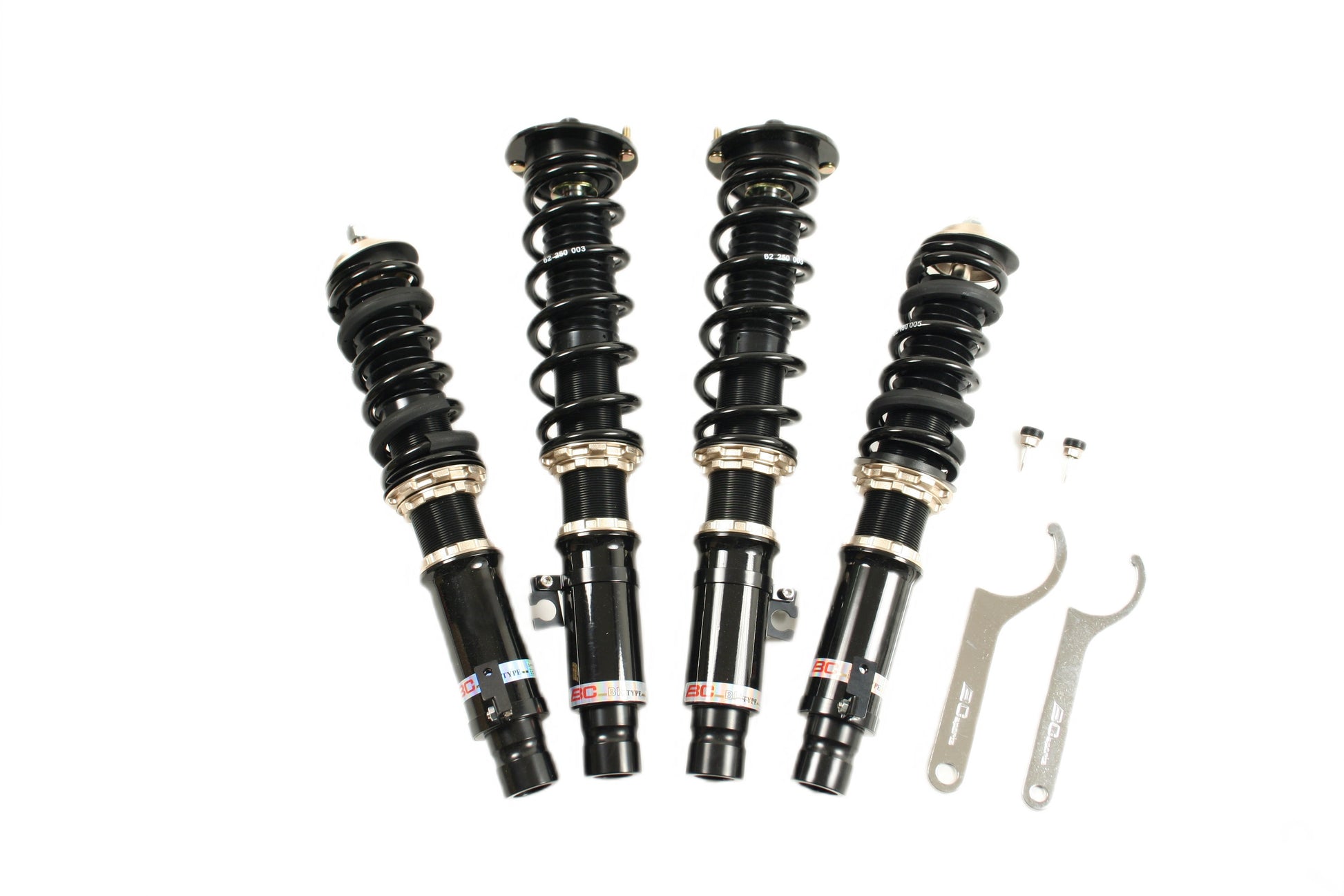 Suspensión de Muelles Helicoidales BC Racing A-57-BR-RN para Honda Civic 1980-1983