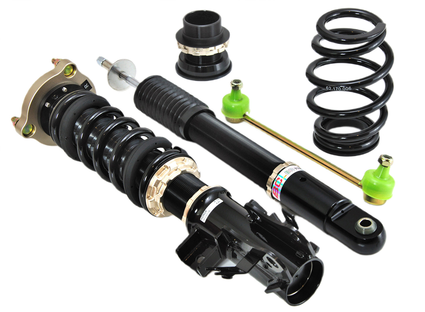 Suspensión de Muelles Helicoidales BC Racing A-58-BR-RA para Honda Civic FB 2012-2015 - Imagen 3