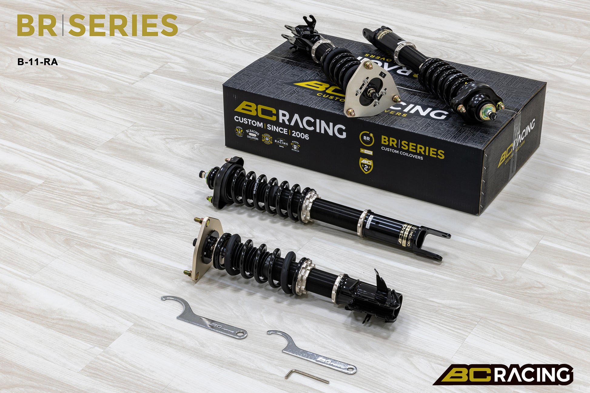Suspensión de Muelles BC Racing B-11-BR-RA para Mitsubishi EVO IV/V/VI CP9A/CN9A 1996-2001