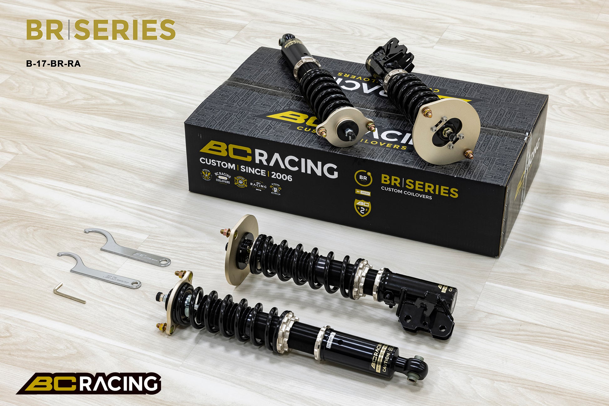 Suspensión de Muelles Helicoidales BC Racing BR para Mitsubishi EVO I/II/III CE9A/CD9A 1994-1995