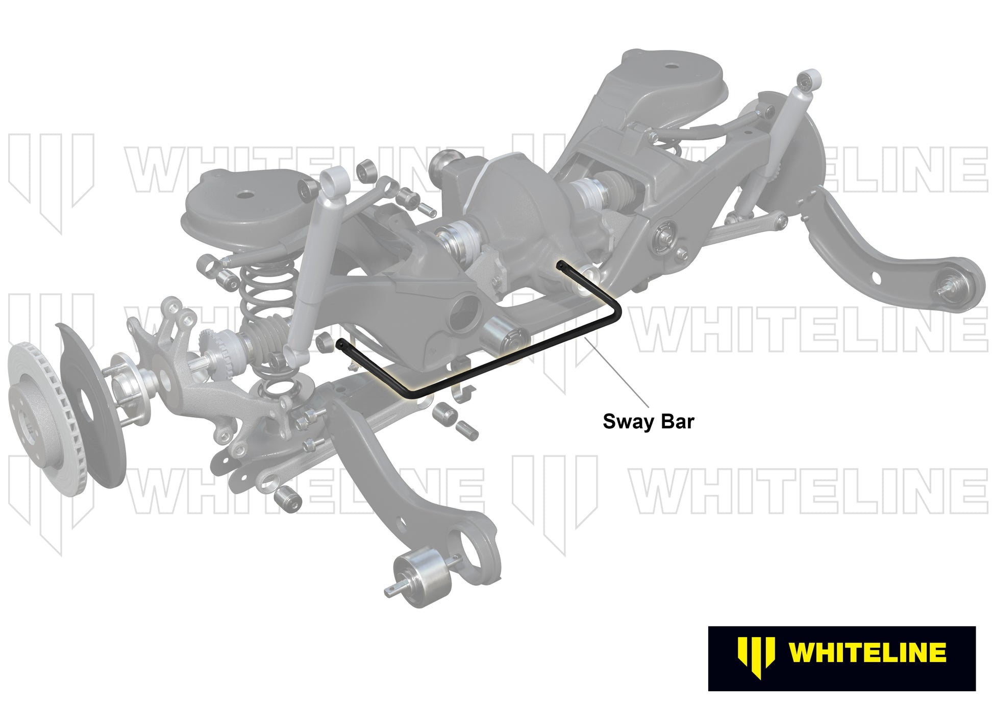 Barra Estabilizadora Trasera 18mm Ajustable Whiteline BMR77Z - Imagen 2