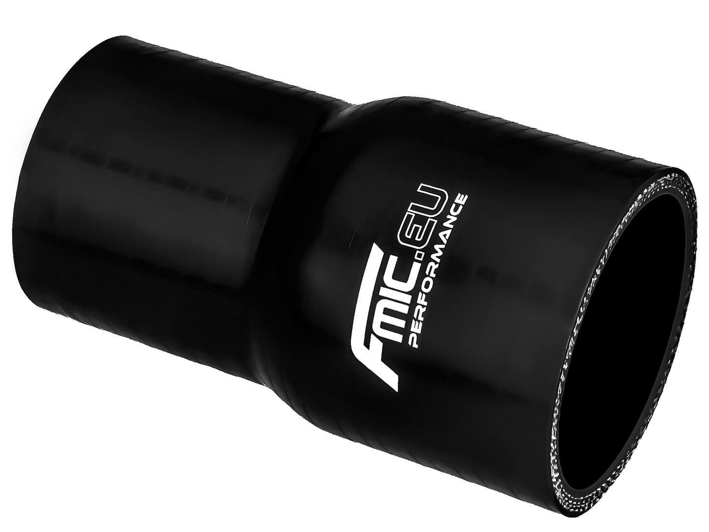 Reductor Recto de Silicona 70/80mm Negro