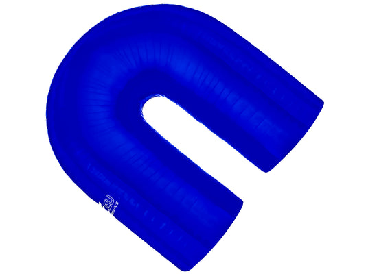 Codo de Silicona 180° 45mm Azul