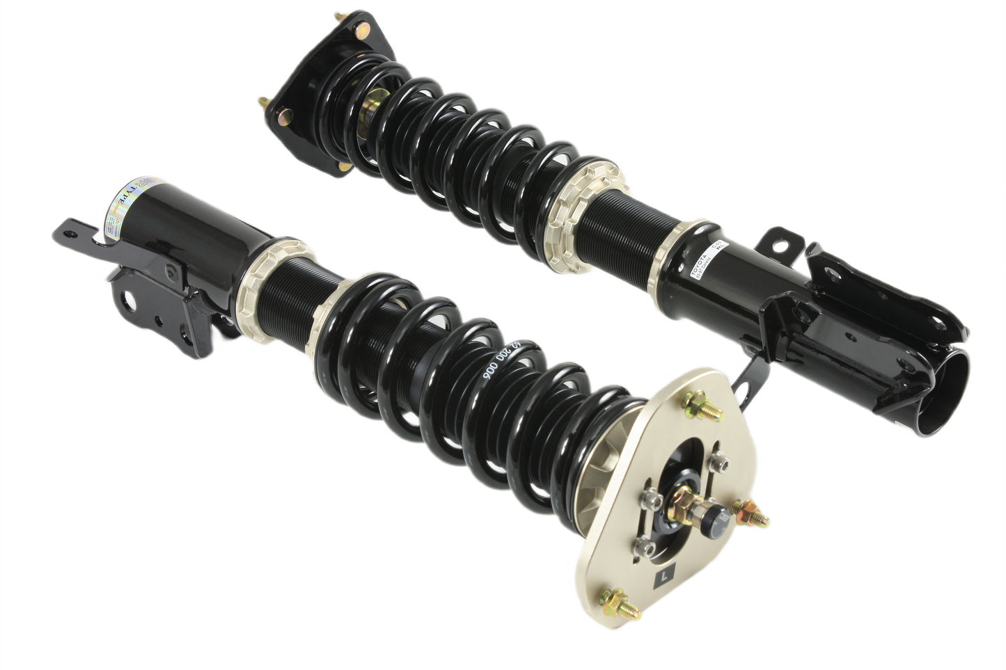 Suspensión de Muelles Helicoidales BC Racing C-03-BR-RA para Toyota Matrix ZZE132/133 2003-2008 - Imagen 3