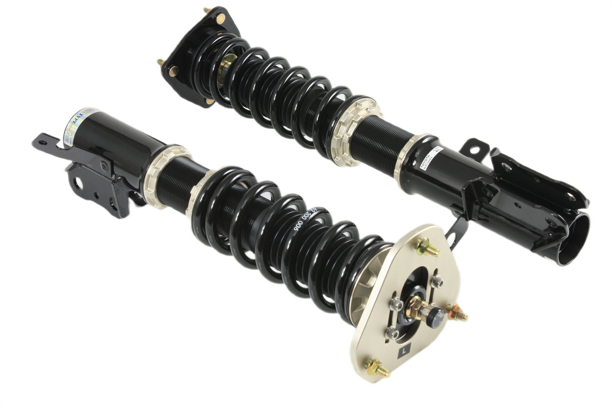 Suspensión de Muelles Helicoidales BC Racing C-03-BR-RA para Toyota Matrix ZZE132/133 2003-2008 - Imagen 3