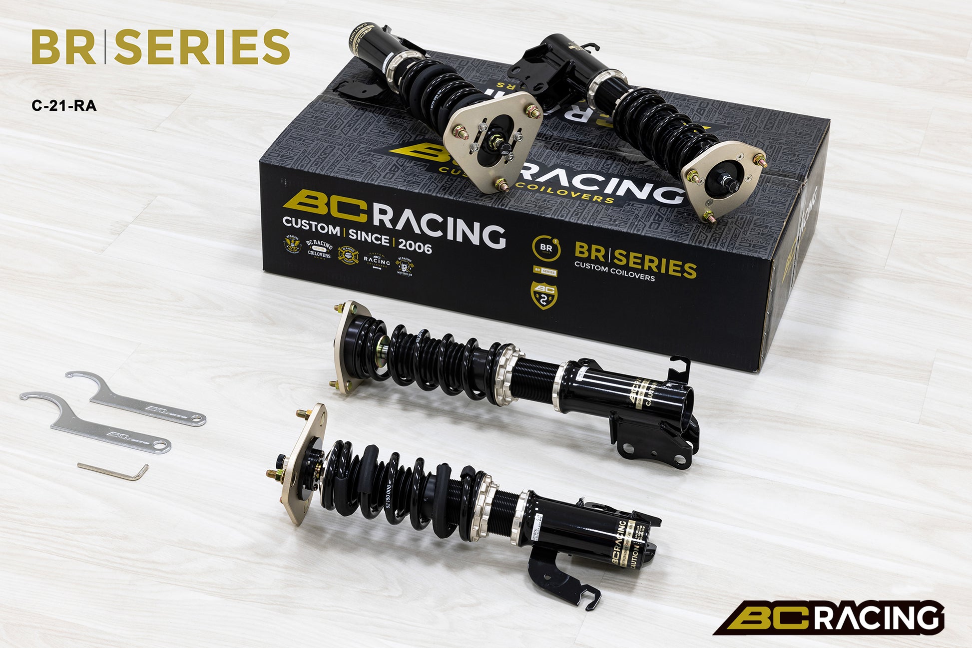 Suspensión de Muelles Helicoidales BC Racing C-21-BR-RA para Toyota Celica-AWD ST185 1990-1993 - Imagen 3