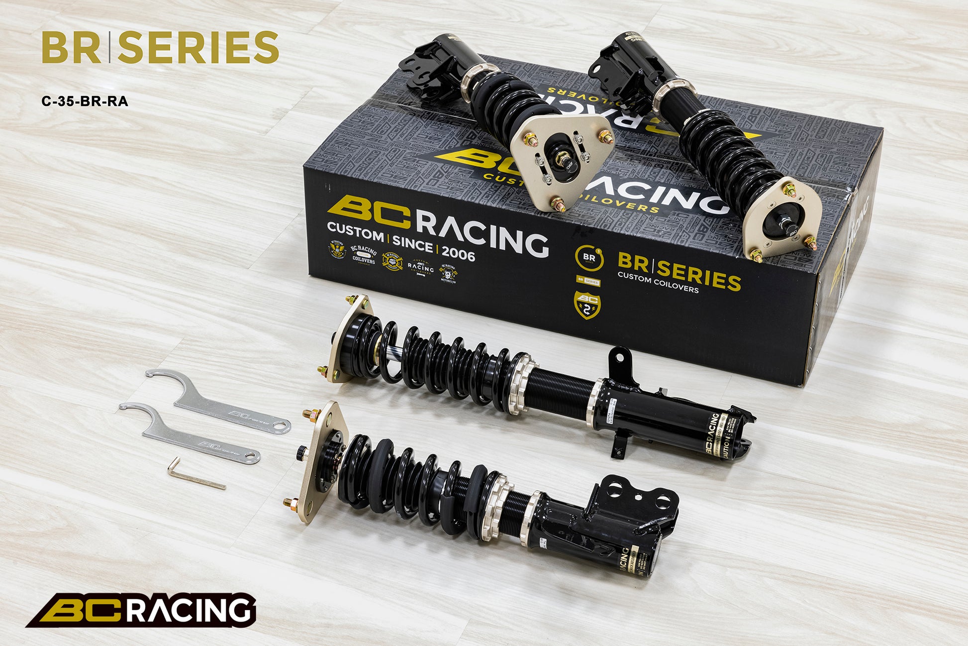 Suspensión de Muelles Helicoidales BC Racing C-35-BR-RA Toyota Celica ST183/ST182 90-93 - Imagen 3