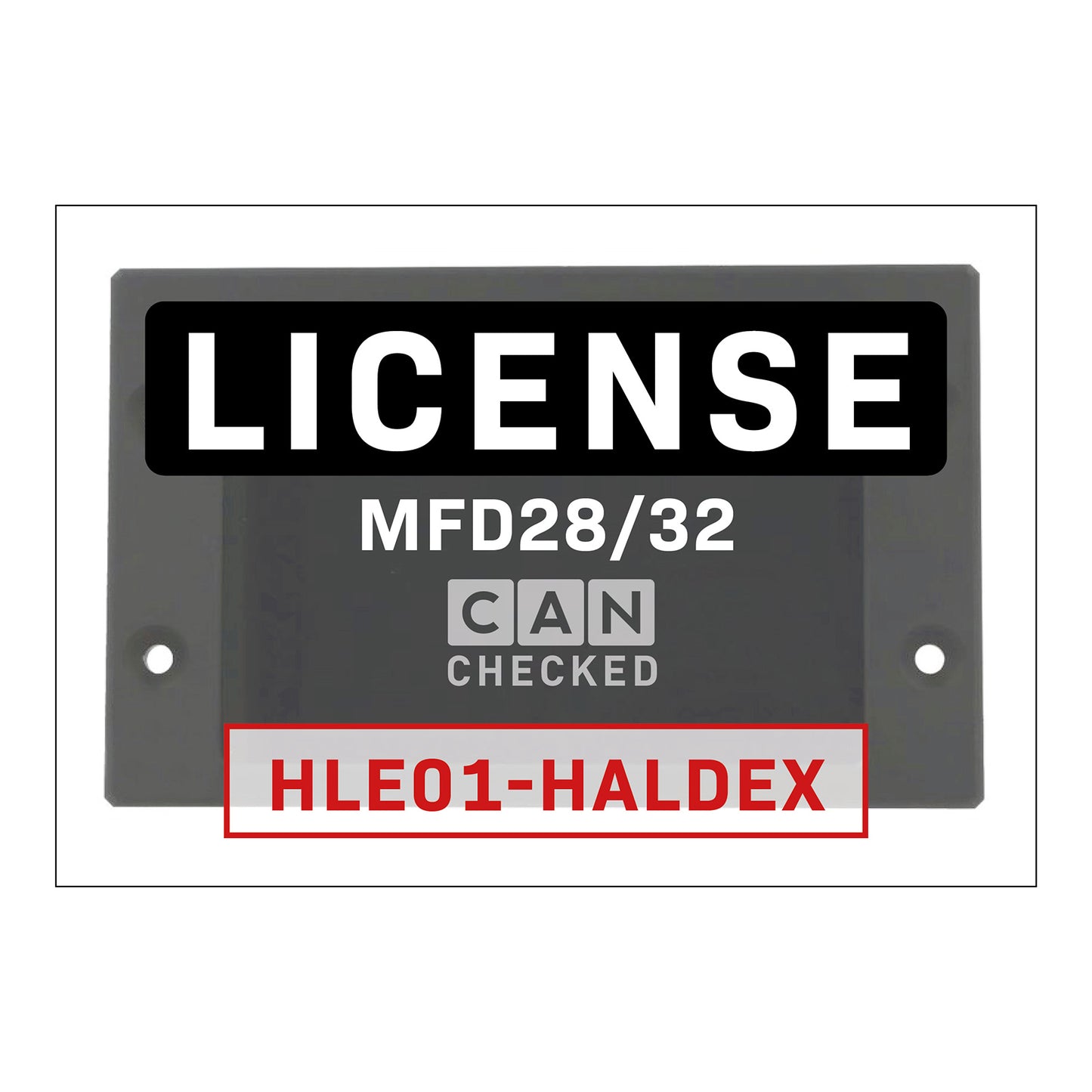 Licencia CANchecked MFD28/32 HLE01 Haldex Gen1 Gen2