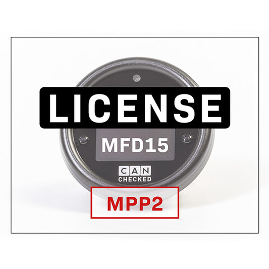 Licencia CANchecked MFD15 MPP2