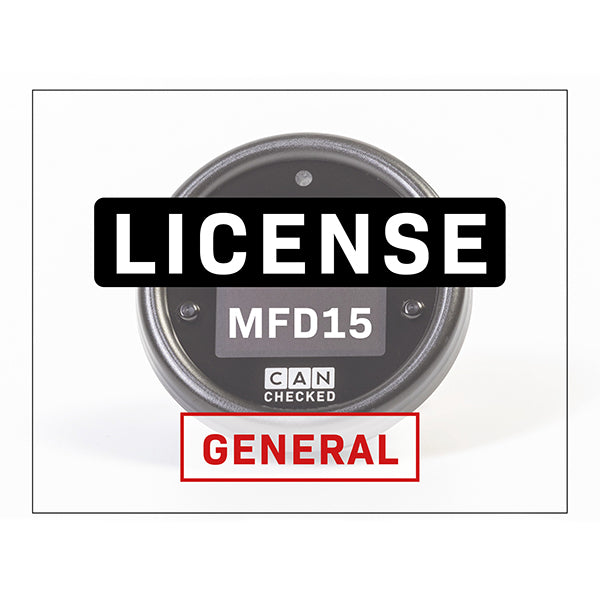 Licencia CANchecked MFD15 General (LiveLogging Etanol MPP2 CANswitch)