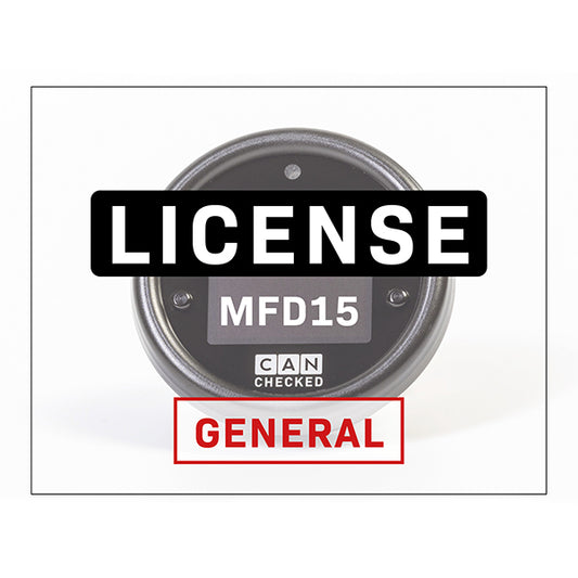 Licencia CANchecked MFD15 General (LiveLogging Etanol MPP2 CANswitch)