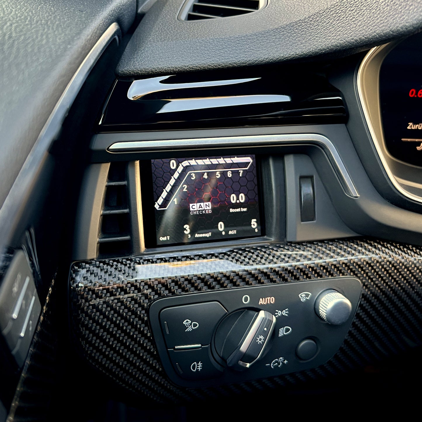 Pantalla Multifunción CANchecked MFD28 GEN 2 Audi A4 B9 S4 RS4 A5 S5 RS5 F5 F4 2015 - - Imagen 2
