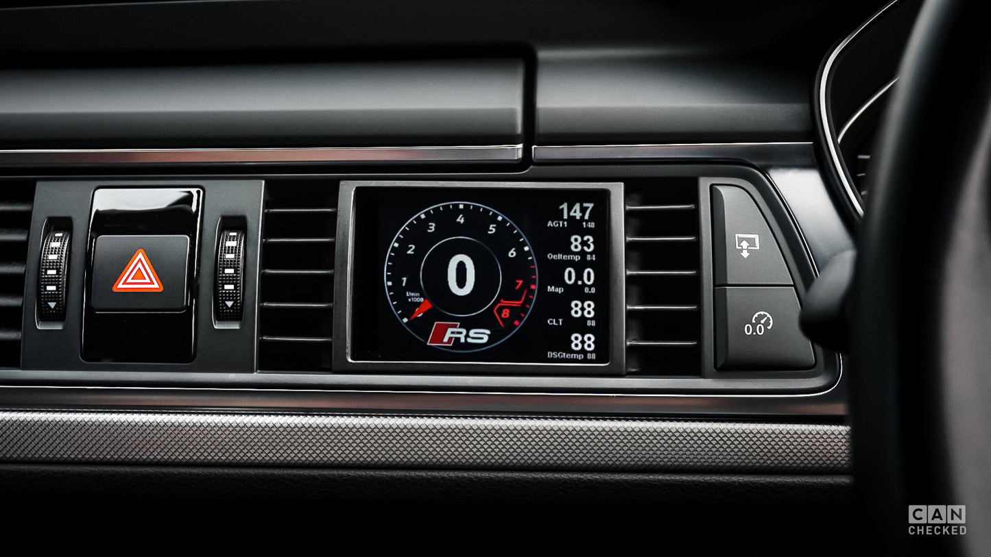 Display CANchecked MFD32 Gen2 para Audi A6/A7 C7 (4G) RHD 2011-2018 - Imagen 4