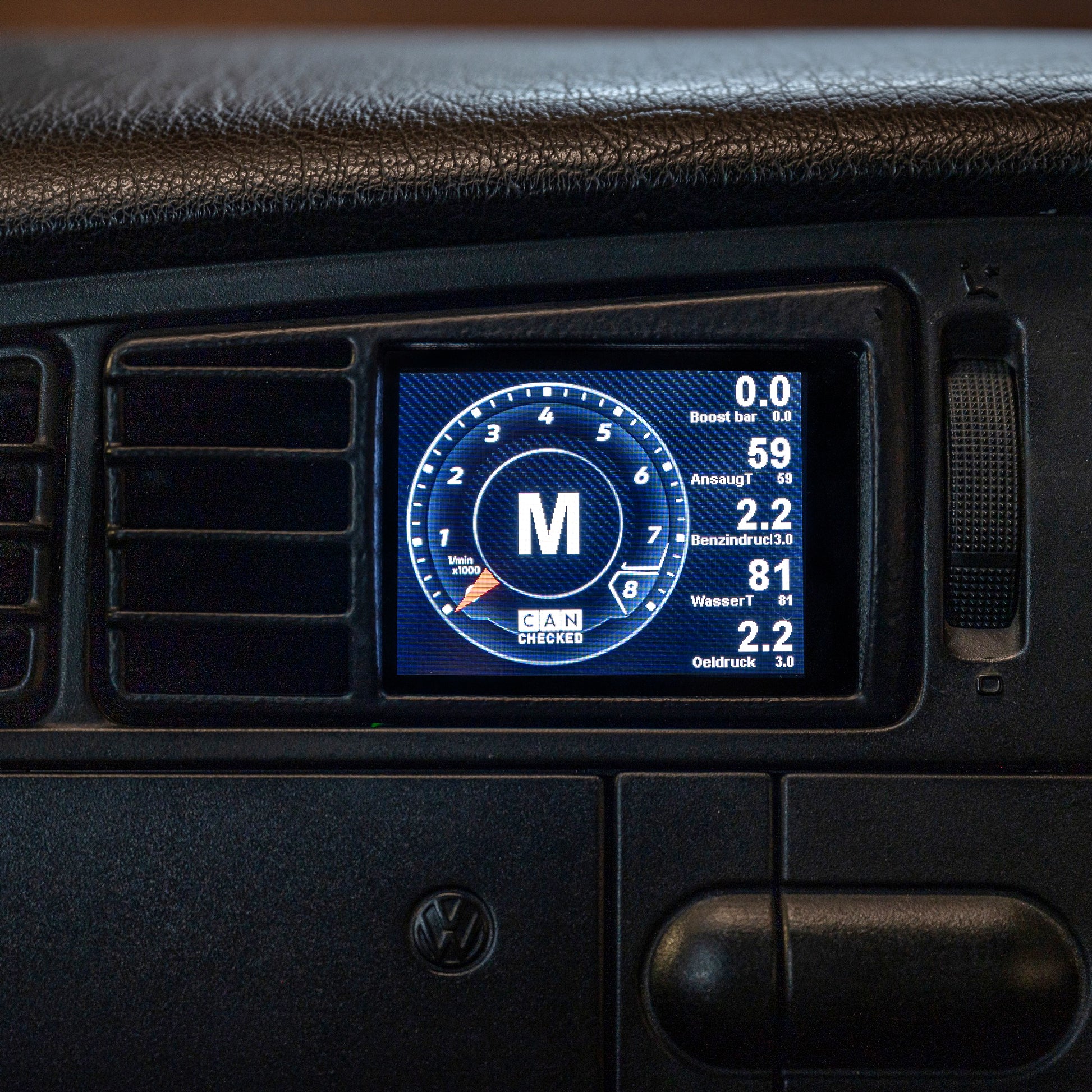 Display CANchecked MFD28 Gen2 para VW Golf MK3 (Typ 1H) RHD 1991-1998 - Imagen 6