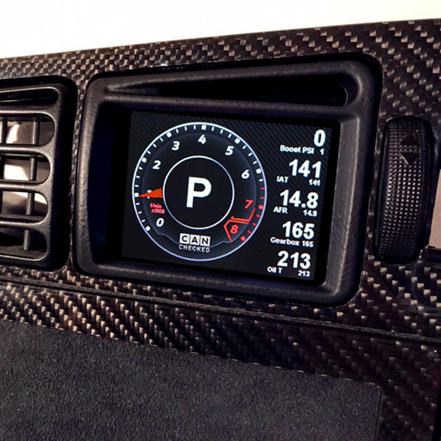 Display CANchecked MFD28 Gen2 para VW Corrado FL RHD 1991-1995 - Imagen 3