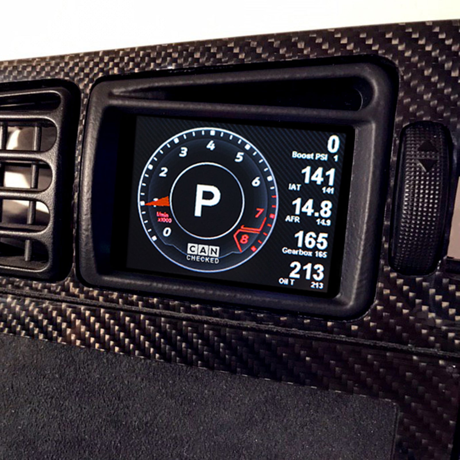 Display CANchecked MFD28 Gen2 para VW Corrado FL RHD 1991-1995 - Imagen 3