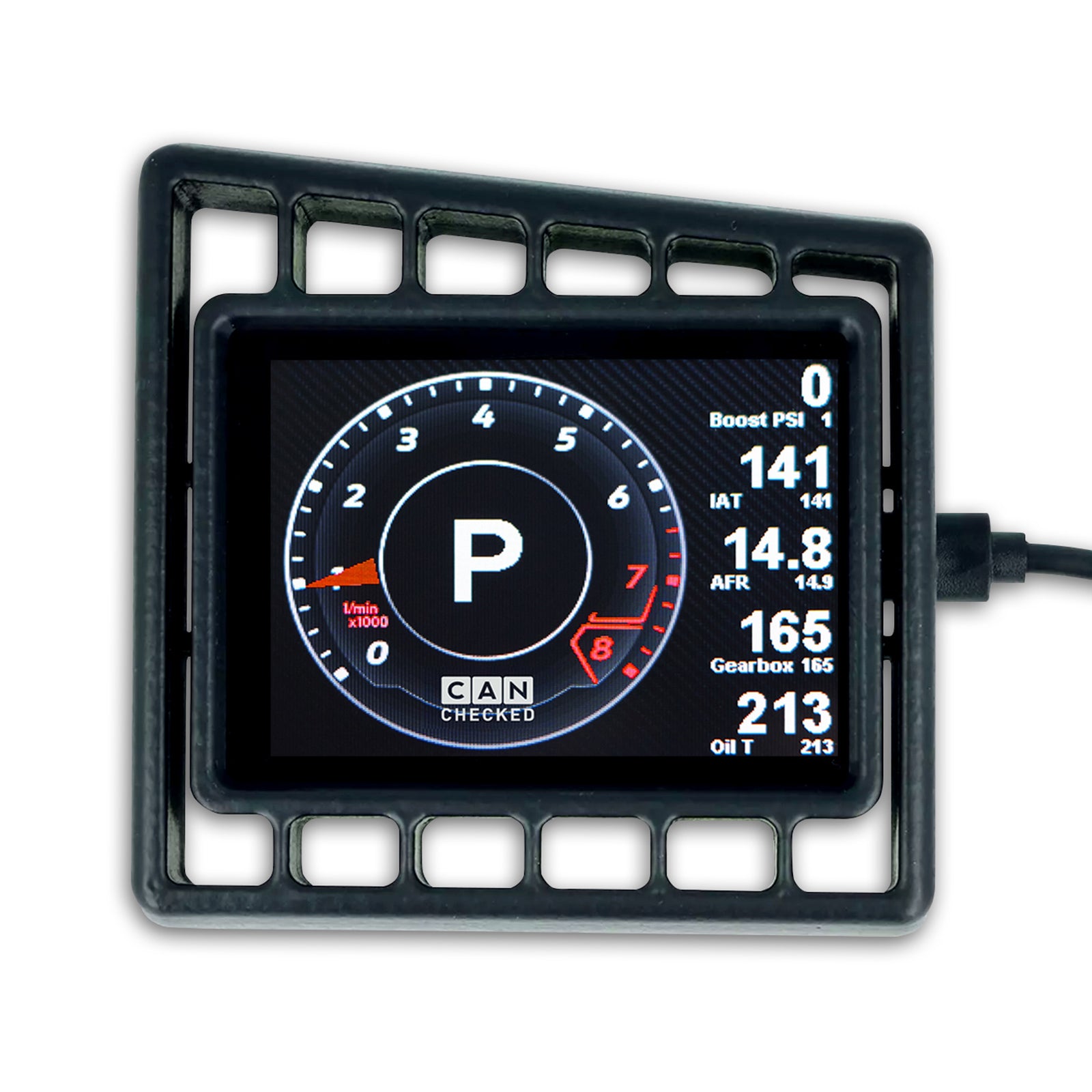 Display CANchecked MFD28 Gen2 para VW Corrado vFL LHD 1988-1991