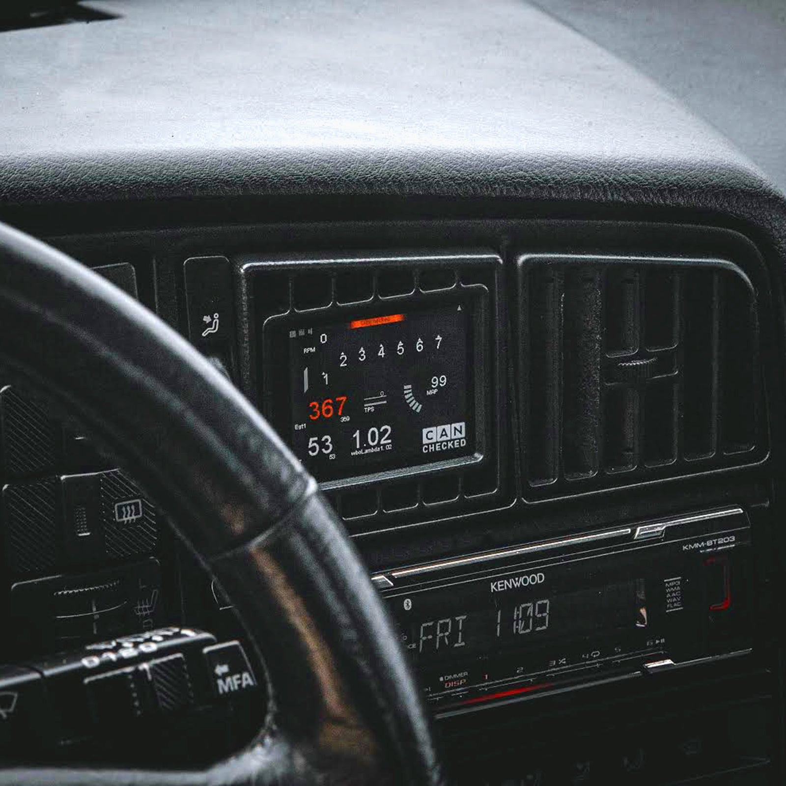 Display CANchecked MFD28 Gen2 para VW Corrado vFL LHD 1988-1991 - Imagen 4