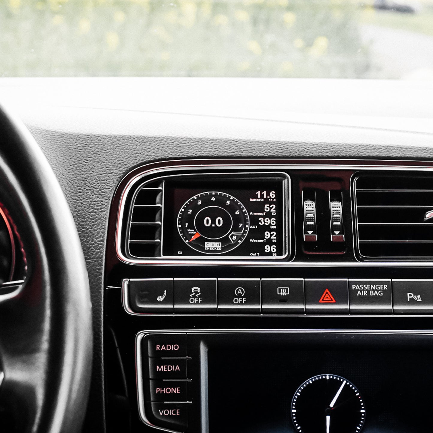 Display CANchecked MFD32 Gen2 para VW Polo MK5 6R/6C (incl WRC) LHD 2009-2017 - Imagen 4