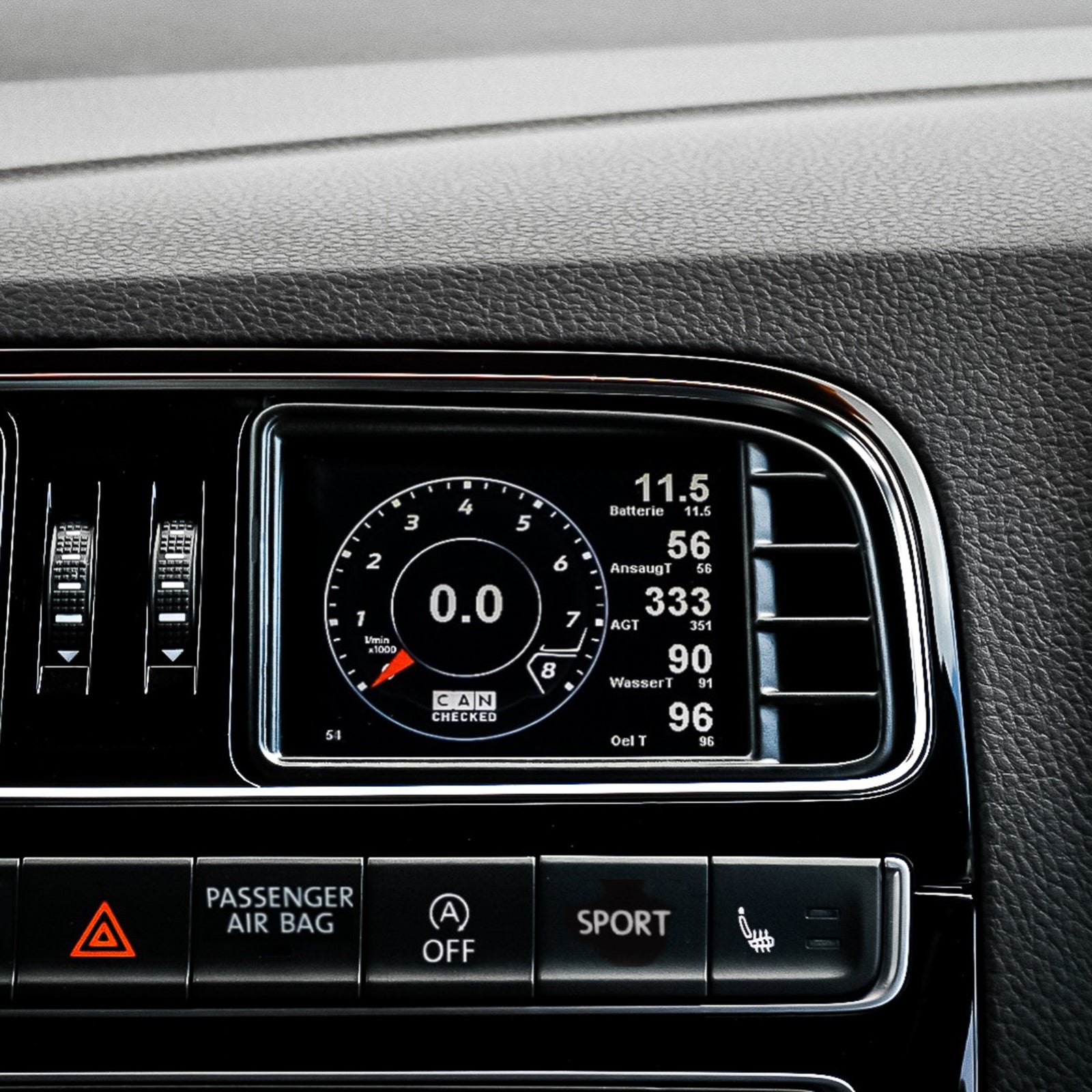 Display CANchecked MFD32 Gen2 para VW Polo 6R/6C GTI RHD 2010-2017 - Imagen 2