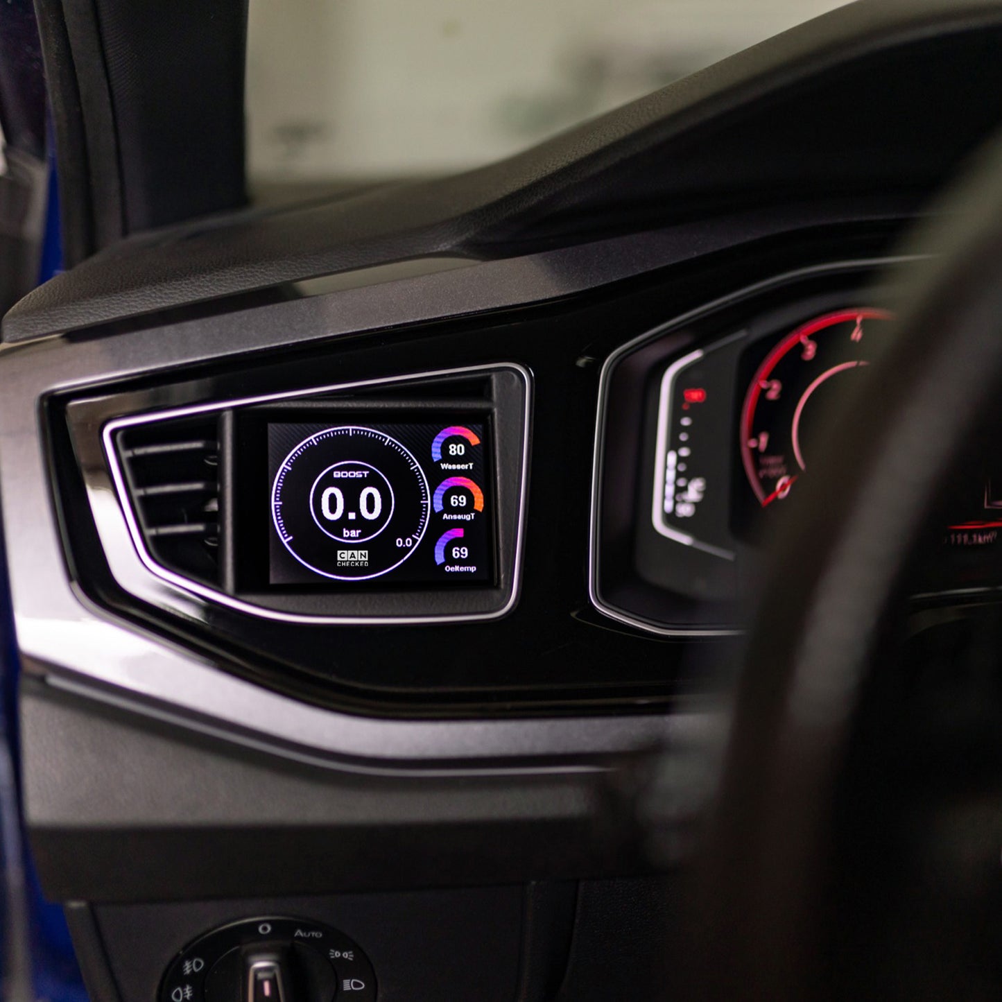 Display CANchecked MFD32 Gen2 Para VW Polo MK6 (Typ AW) LHD 2017+ - Imagen 5