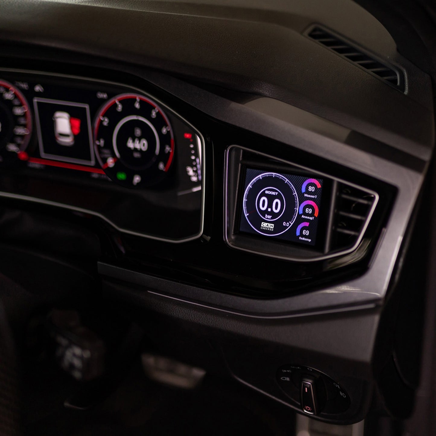 Display CANchecked MFD32 Gen2 para VW Polo MK6 (Typ AW) RHD 2017+ - Imagen 4