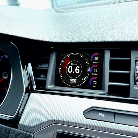 Display CANchecked MFD32 Gen2 para VW Arteon I 08-16 Passat B8 2014+ LHD