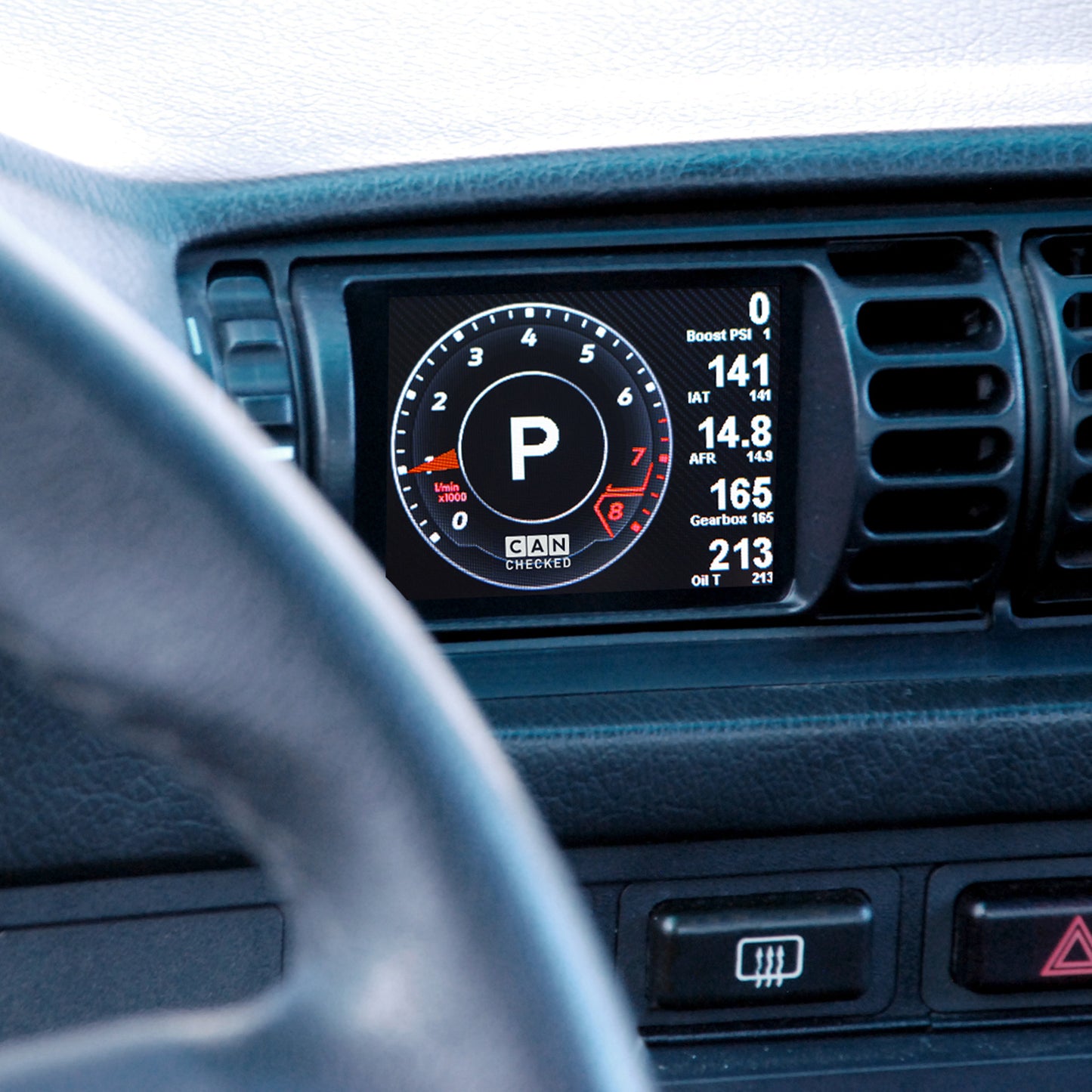 Display CANchecked MFD28 Gen2 para BMW Serie 3 E30 LHD/RHD 82-94 - Imagen 2
