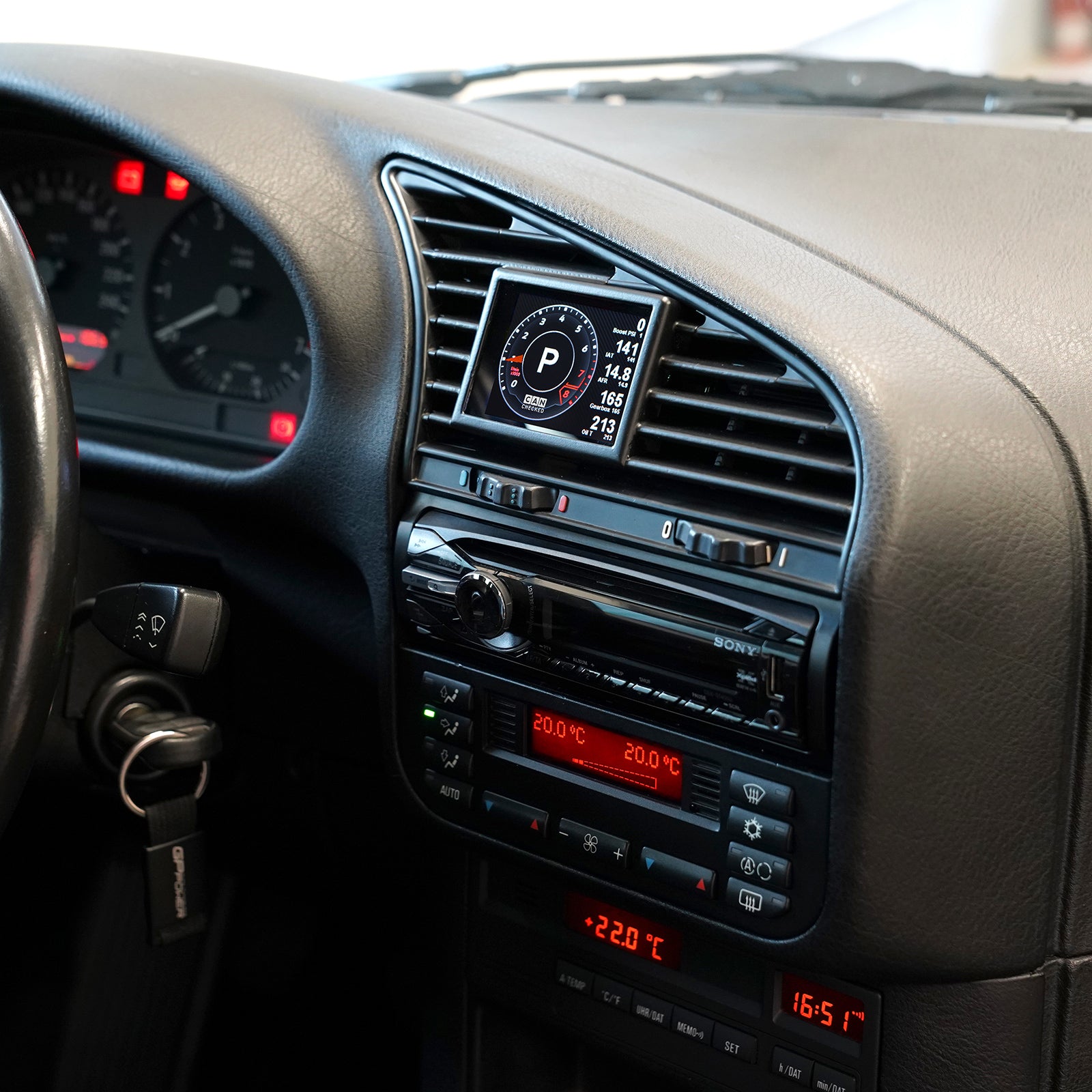 Display CANchecked MFD28 Gen2 Para BMW Serie 3 E36 LHD 1990-2000