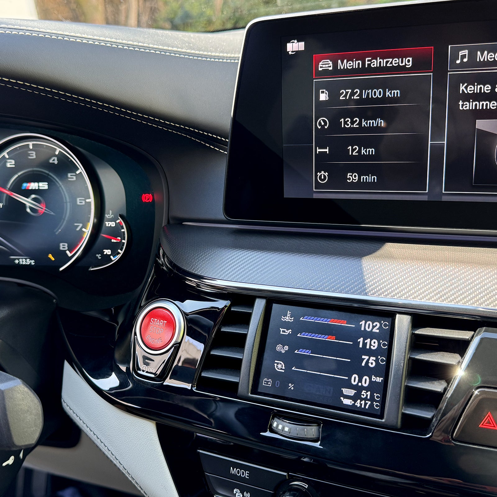 Display CANchecked MFD32 Gen2 Para BMW Serie 5 G3x LHD 2017+ - Imagen 3