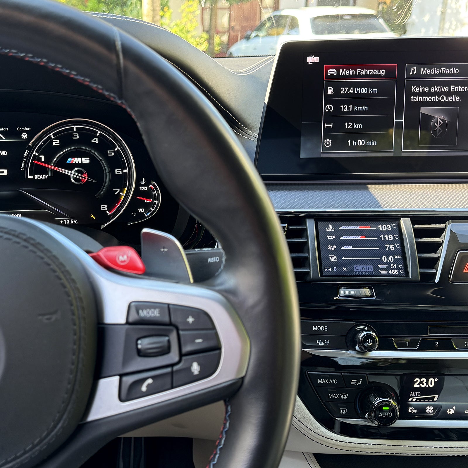 Display CANchecked MFD32 Gen2 Para BMW Serie 5 G3x LHD 2017+ - Imagen 6