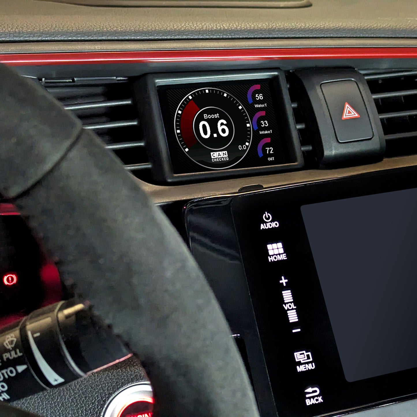 Display CANchecked MFD32 Gen2 para Honda Civic Typ R FK8 17-22 / MK10 17-20 LHD