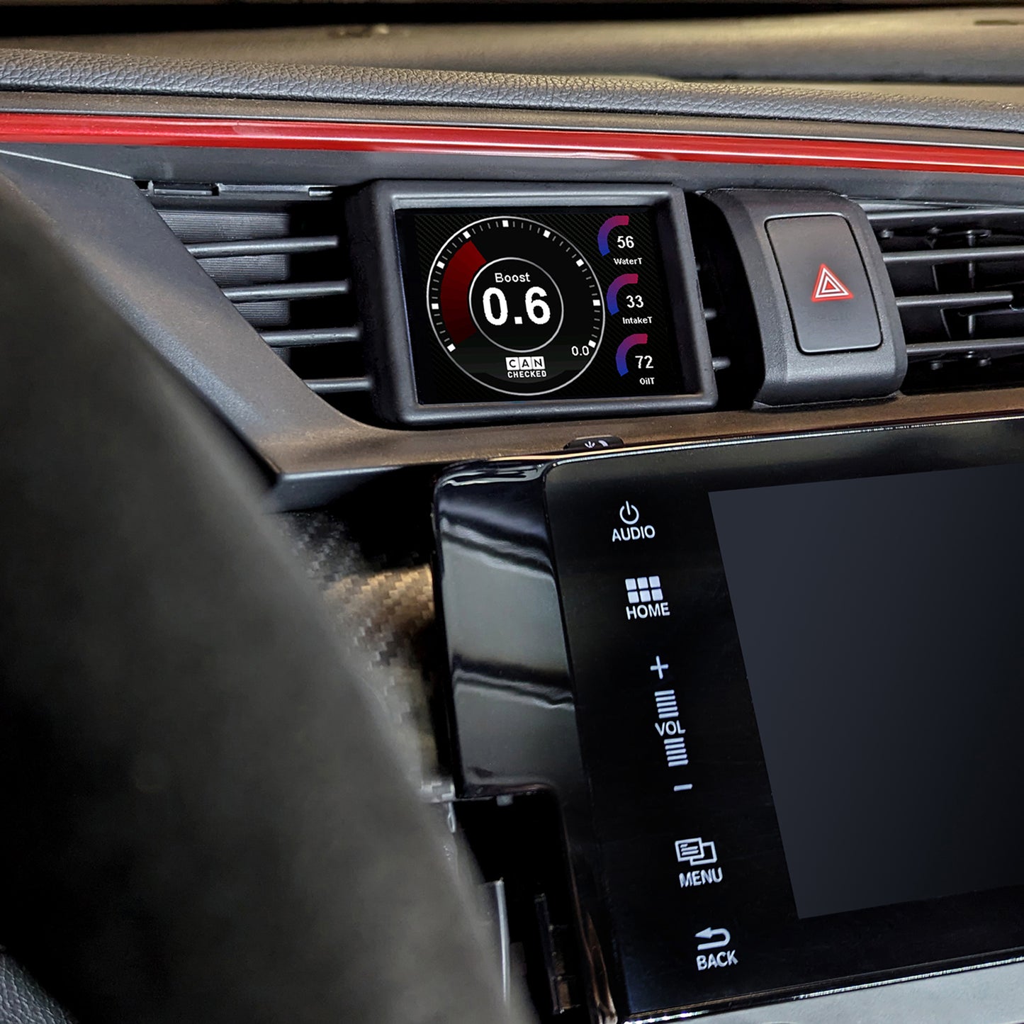 Display CANchecked MFD32 Gen2 para Honda Civic Typ R FK8 17-22 / MK10 17-20 LHD - Imagen 2
