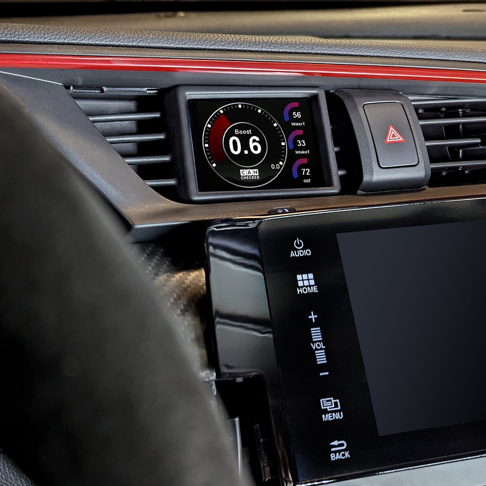 Display CANchecked MFD32 Gen2 para Honda Civic Typ R FK8 17-22 / MK10 17-20 LHD - Imagen 2